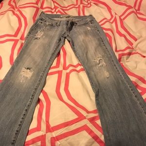 Abercrombie & Fitch distressed jeans